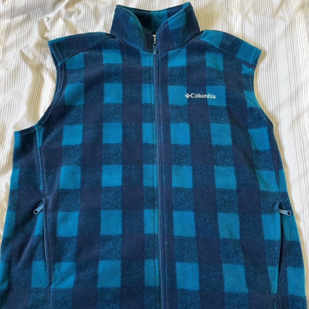 Columbia men cascades explorer full zip fleece jacket XL